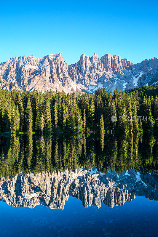 爱抚湖- Karersee, Trentino-Alto Adige，意大利